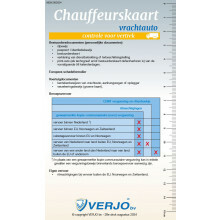 Chauffeurskaartje goederenvervoer